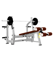 Скамья для жима с отрицательным наклоном BRONZE GYM J-024