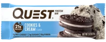 Батончик Quest Nutrition Quest Protein Bar Cookies Cream (печенье с кремом), 12 шт