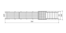 Зимняя горка Савушка Зима Wood 2 (скат 5м)