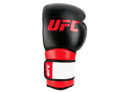 (UFC Перчатки MMA для работы на снарядах чёрные - 16 Oz), фото 1