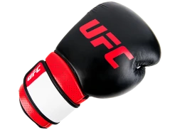 (UFC Перчатки MMA для работы на снарядах чёрные - 16 Oz), фото 5