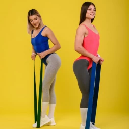 Ленточный эспандер PROFI-FIT сильное сопротивление, зеленый, фото 2