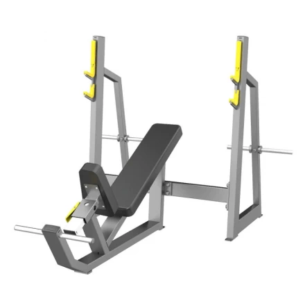 A-3042 Скамья-стойка для жима под углом вверх (Olympic Bench Incline), фото 1