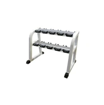 Стойка для хранения профессиональных гантелей Barbell МВ 1.1 на 5 пар белый