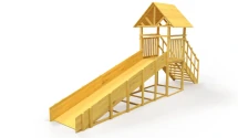 Зимняя горка Савушка Зима Wood 5/1 (ширина ската 1,25м)