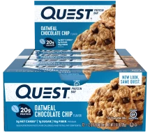 Батончик Quest Nutrition Quest Protein Bar Oatmeal Chocolate Chip (Овсяное печенье с шоколадом), 12 шт