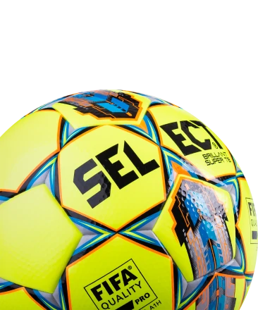 Мяч футбольный Select Brilliant Super TB FIFA №5 yellow, фото 4
