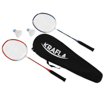 KRAFLA Comfort 200 Набор для бадминтона: ракетка (2 шт), волан (2 шт)