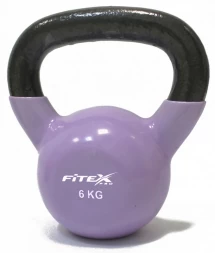 Гиря в виниловой оболочке 6 кг FITEX PRO