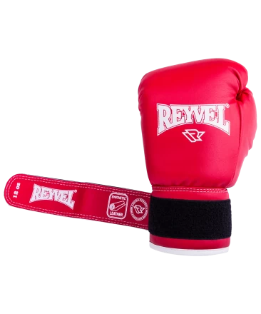 Перчатки боксерские RV-101, 8oz, к/з, красные, фото 5
