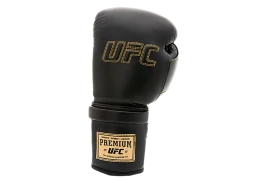 (UFC Премиальные тренировочные перчатки на шнуровке черные - 10 Oz), фото 3