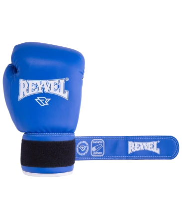 Перчатки боксерские RV-101, 10oz, к/з, синие, фото 4