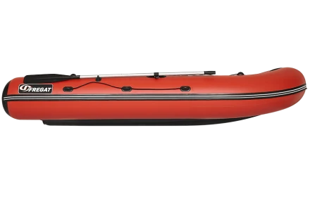 Моторная лодка ПВХ Фрегат 370 FM Light (ФМ Лайт) НДНД Про Красный, фото 4