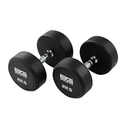 BRONZE GYM BG-PA-DB-R225 Гантель обрезиненная 22,5 кг, фото 1