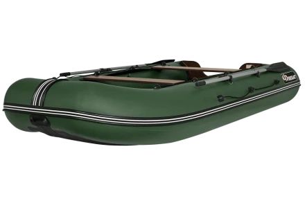 Моторная лодка ПВХ Фрегат 350 FM Light (ФМ Лайт) НДНД Про Зеленый, фото 4