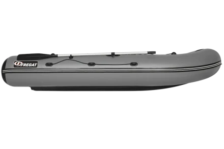 Моторная лодка ПВХ Фрегат 350 FM Light (ФМ Лайт) НДНД Про Серый, фото 4