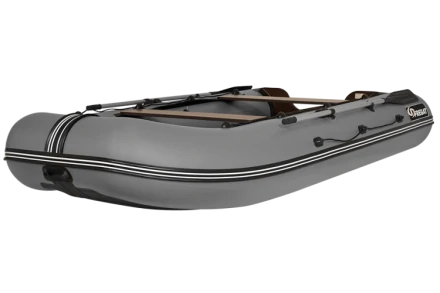 Моторная лодка ПВХ Фрегат 350 FM Light (ФМ Лайт) НДНД Про Серый, фото 5