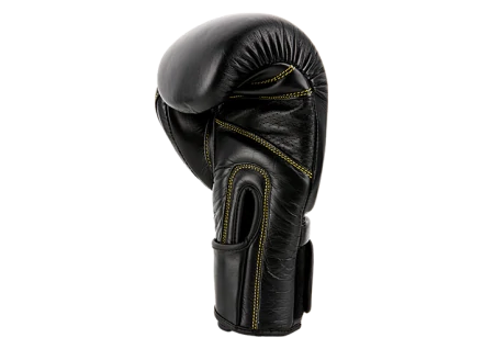 (UFC Премиальные тренировочные перчатки на липучке чёрные - 16 Oz), фото 3