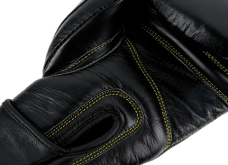 (UFC Премиальные тренировочные перчатки на липучке чёрные - 16 Oz), фото 4