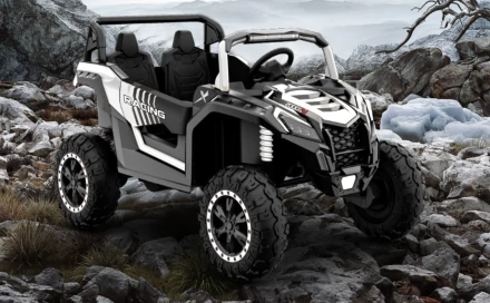 Детский электромобиль BUGGY (Камуфляж) A032, фото 1