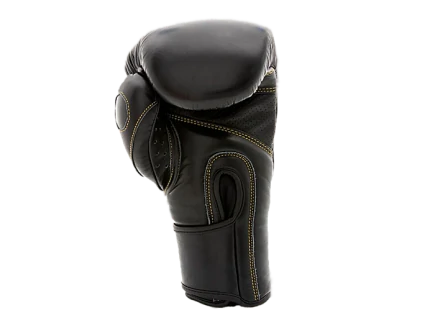 (UFC Премиальные тренировочные перчатки на липучке чёрные - 18 Oz), фото 2
