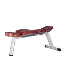BRONZE GYM H-036A Скамья горизонтальная (КОРИЧНЕВЫЙ)