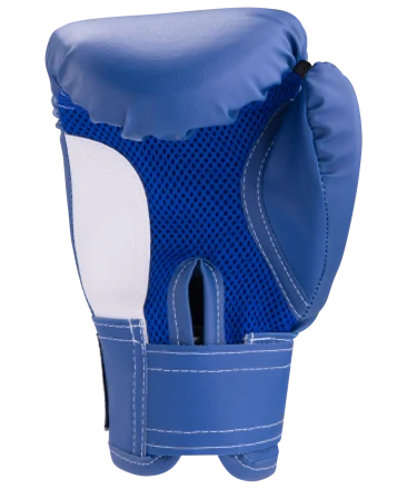 Перчатки боксерские Rusco 10oz, к/з, синие, фото 2
