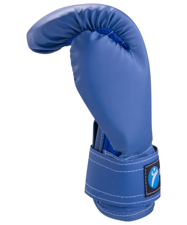 Перчатки боксерские Rusco 10oz, к/з, синие, фото 3
