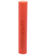 Коврик для йоги FM-101, PVC, 173x61x0,4 см, оранжевый