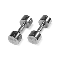 BRONZE GYM BG-PA-DB-C08 Гантель хромированная 8 кг, фото 1