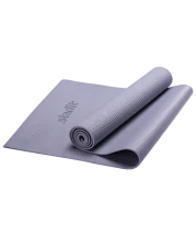 Коврик для йоги FM-101, PVC, 173x61x0,5 см, серый