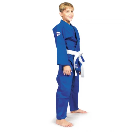 Кимоно дзюдо &quot;GREEN HILL JUNIOR&quot; арт. JSJ-10227-4, р.4/170, курт.хлоп., брюки хлоп./полиэст., син., фото 1