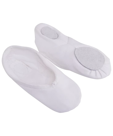 Балетки концертные, текстиль, белые, р. 38-42, фото 1
