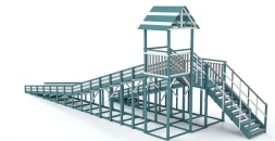 Зимняя горка Савушка Зима 9/2 (Серый Индиго), фото 3