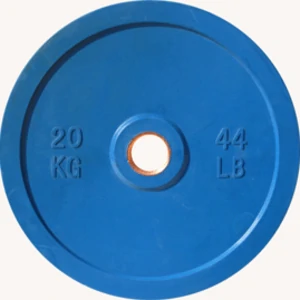Диск JOHNS d51мм, цветной обрезиненный, 20кг, фото 1