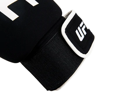 (UFC Перчатки для бокса и ММА черные/белые - L), фото 3