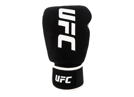 (UFC Перчатки для бокса и ММА черные/белые - L), фото 5