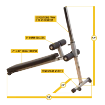 Скамья для пресса Body-Solid GAB60