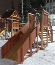 Зимняя горка Савушка Зима 2 (скат 3м)
