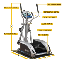 Эллиптический тренажер Endurance с адаптером 220V