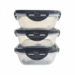 Контейнер с фиксаторами 6 Pack Fitness, 20oz/591мл, черный, 1шт