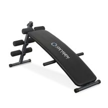 Oxygen Fitness_Everett_Скамья для пресса_изогнутая_черная