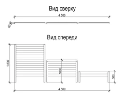 Элемент для дрессировки собак Разновысокий барьер, фото 3
