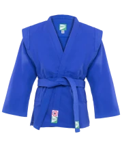 Куртка для самбо JS-302, синяя, р.00/120