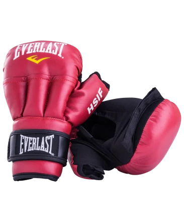 Перчатки для рукопашного боя HSIF RF3112L, 12oz, L, к/з, красный, фото 1