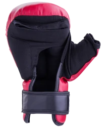 Перчатки для рукопашного боя HSIF RF3112L, 12oz, L, к/з, красный, фото 3