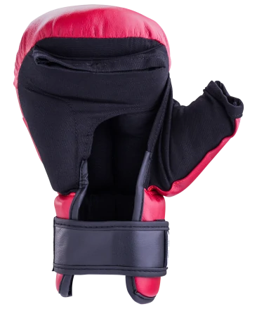 Перчатки для рукопашного боя HSIF RF3112L, 12oz, L, к/з, красный, фото 3