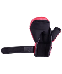 Перчатки для рукопашного боя HSIF RF3112L, 12oz, L, к/з, красный, фото 4
