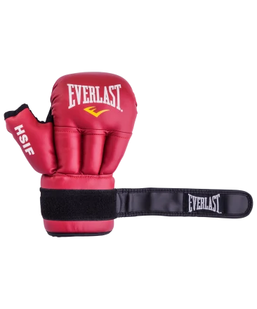 Перчатки для рукопашного боя HSIF RF3112L, 12oz, L, к/з, красный, фото 5