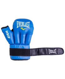 Перчатки для рукопашного боя HSIF RF3210, 10oz, к/з, синий, фото 5